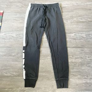 VS PINK Black White Skinny Jogger Sweatpants Size XS